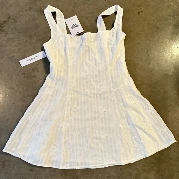 Princess Polly You Can Embroidered Mini Dress - Picture 4 of 6